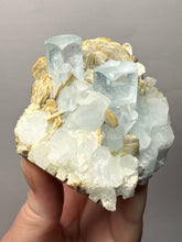 Load image into Gallery viewer, Premium Aquamarine with Mica on Matrix Collector Mineral Specimen – Nagar Valley, Pakistan