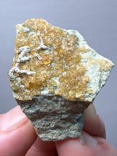 Load image into Gallery viewer, Hessonite Garnet Cluster on Matrix – Natural Collector Specimen from Pakistan | High-Grade Orange-Red Garnet Crystals