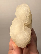 Load image into Gallery viewer, High-Grade “Dream Cloud” Druzy Chalcedony Stalactite — Maharashtra, India (Collector Display Specimen)