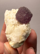 Load image into Gallery viewer, Etched Botryoidal Lavender Fluorite on Quartz Matrix Collector Mineral Specimen — Hunan, China