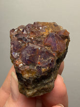 Load image into Gallery viewer, Premium Hematite-Phantom Deep Magenta Ametrine Cluster | Deccan Traps, India | Collector Mineral Specimen