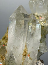 Load image into Gallery viewer, Chlorite-Included Quartz Cluster (Green Phantom Quartz) – Pakistan Mineral Specimen