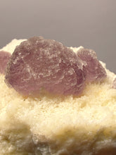 Load image into Gallery viewer, Etched Botryoidal Lavender Fluorite on Quartz Matrix Collector Mineral Specimen — Hunan, China