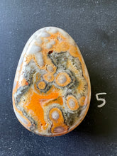 Load image into Gallery viewer, Bumblebee Jasper Agate Palm Stone from West Java, Indonesia • AAA High Grade
