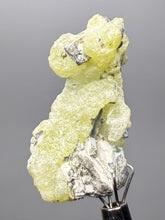 Load image into Gallery viewer, Vibrant Yellow Brucite Thumbnail Mineral Specimen | Collector Crystal from Killa Saifullah District in Balochistan Province, Pakistan