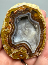 Load image into Gallery viewer, High-Grade Turkish Agate with Botryoidal Chalcedony Vug – Rare Collector’s Gem