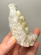 Load image into Gallery viewer, Rare Botryoidal Yellow Fluorite on Quartz Matrix Collector Mineral Specimen – Maharashtra, India