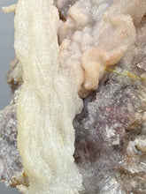 Load image into Gallery viewer, “Goblin Chalcedony” Pink & Orange Druzy Botryoidal Stalactites— Tichka Massif, High Atlas, Morocco