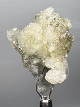 Load image into Gallery viewer, Druzy Apophyllite over Golden Calcite & Black Chalcedony Stalactites | Deccan Traps, Maharashtra, India