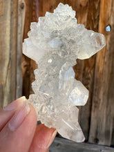 Load image into Gallery viewer, Clear Gem Apophyllite Encrusted Stalactite • Maharashtra, India