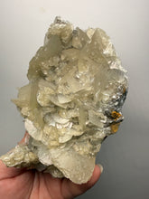 Load image into Gallery viewer, LARGE Silvery Bladed “Rose” Calcite Cluster – Yaogangxian Mine, Hunan, China
