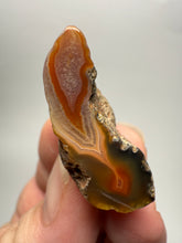 Load image into Gallery viewer, Polished Malawi Agate Half – High-Grade African Banded Agate Display Specimen