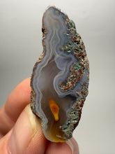 Load image into Gallery viewer, Polished Malawi Agate Half – High-Grade African Banded Agate Display Specimen