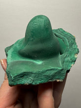 Load image into Gallery viewer, 3.8” High-Grade Malachite Stalactite “Cave” Formation | DR Congo | Mineral Collector Specimen