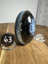 Load image into Gallery viewer, Lingam - Blue Opal with Chalcedony from India