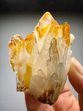 Load image into Gallery viewer, High Grade Golden Iron-Stained Himalayan Quartz Cluster | Rare Pakistan Mineral Specimen | Collector Display Crystal