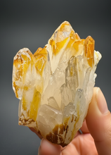Load image into Gallery viewer, High Grade Golden Iron-Stained Himalayan Quartz Cluster | Rare Pakistan Mineral Specimen | Collector Display Crystal