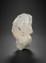 Load image into Gallery viewer, Pink Pagoda Calcite with Chalcopyrite Speckles | China | Collector Mineral Specimen