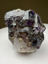 Load image into Gallery viewer, Elestial Smokey Amethyst Cluster as Secondary Quartz Growth • Brazil