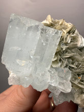 Load image into Gallery viewer, Premium Aquamarine with Mica on Matrix Collector Mineral Specimen – Nagar Valley, Pakistan