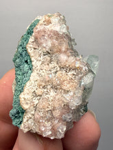 Load image into Gallery viewer, Pink Apophyllite on Red & Green Heulandite – Deccan Traps, Maharashtra, India