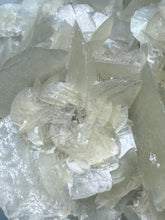 Load image into Gallery viewer, LARGE Silvery Bladed “Rose” Calcite Cluster – Yaogangxian Mine, Hunan, China