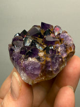 Load image into Gallery viewer, Premium Hematite-Phantom Deep Magenta Ametrine Cluster | Deccan Traps, India | Collector Mineral Specimen