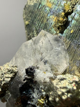 Load image into Gallery viewer, 3” New Find: Huanzala Mine Peru Sphalerite + Chalcopyrite + Apatite + Calcite + Quartz | Collector Display Specimen