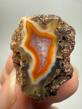 Load image into Gallery viewer, Polished Malawi Agate Half – High-Grade African Banded Agate Display Specimen