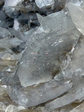 Load image into Gallery viewer, LARGE Silvery Bladed “Rose” Calcite Cluster – Yaogangxian Mine, Hunan, China