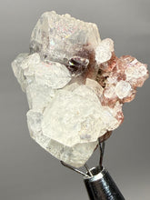 Load image into Gallery viewer, Lustrous Apophyllite over Red Heulandite (Zeolite Pocket) — Deccan Traps, Maharashtra, India