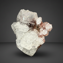 Load image into Gallery viewer, Lustrous Apophyllite over Red Heulandite (Zeolite Pocket) — Deccan Traps, Maharashtra, India