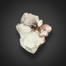 Load image into Gallery viewer, Lustrous Apophyllite over Red Heulandite (Zeolite Pocket) — Deccan Traps, Maharashtra, India
