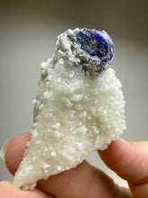 Load image into Gallery viewer, Afghan Lazurite Specimen | Deep Blue Lapis-Grade Crystal on Matrix | Collector Display Mineral