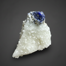 Load image into Gallery viewer, Afghan Lazurite Specimen | Deep Blue Lapis-Grade Crystal on Matrix | Collector Display Mineral