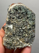 Load image into Gallery viewer, Rare Tenebrescent Color-Changing Cubic Fluorite | Hidden Forest Pocket — Diana Maria Mine, Frosterley, Weardale, County Durham, England