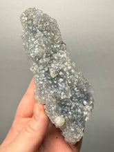 Load image into Gallery viewer, Druzy Chalcedony Stalactite with Druzy Clear Apophyllite | Maharashtra, India