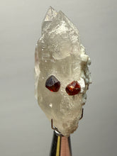 Load image into Gallery viewer, High-Grade Naturally Faceted Red Spessartine Garnet on Matrix — Skardu, Pakistan
