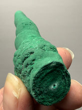 Load image into Gallery viewer, 3.6” High-Grade Malachite Stalactite “Cave” Formation | DR Congo | Mineral Collector Specimen