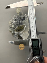 Load image into Gallery viewer, Druzy Apophyllite over Golden Calcite & Black Chalcedony Stalactites | Deccan Traps, Maharashtra, India
