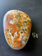 Load image into Gallery viewer, Bumblebee Jasper Agate Palm Stone from West Java, Indonesia • AAA High Grade