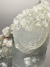 Load image into Gallery viewer, Druzy Chalcedony Stalactite with Druzy Clear Apophyllite & Optical Calcite | Maharashtra, India