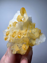Load image into Gallery viewer, High Grade Golden Iron-Stained Himalayan Quartz Cluster | Rare Pakistan Mineral Specimen | Collector Display Crystal