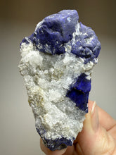 Load image into Gallery viewer, Afghan Lazurite Specimen | Deep Blue Lapis-Grade Crystal on Matrix | Collector Display Mineral