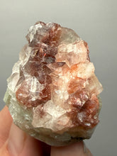 Load image into Gallery viewer, Pink Apophyllite on Red & Green Heulandite – Deccan Traps, Maharashtra, India