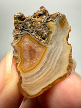 Load image into Gallery viewer, Polished Malawi Agate Half – High-Grade African Banded Agate Display Specimen