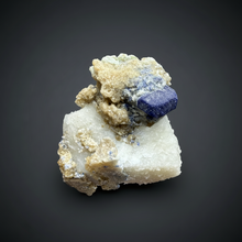 Load image into Gallery viewer, Afghan Lazurite Specimen | Deep Blue Lapis-Grade Crystal on Matrix | Collector Display Mineral