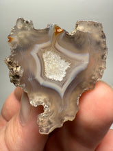 Load image into Gallery viewer, Polished Malawi Agate Half – High-Grade African Banded Agate Display Specimen