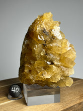 Load image into Gallery viewer, Glowing Flame Calcite Cluster from Maharashtra • High Grade