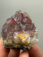 Load image into Gallery viewer, Premium Hematite-Phantom Deep Magenta Ametrine Cluster | Deccan Traps, India | Collector Mineral Specimen